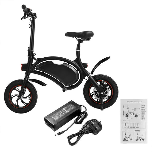 walmart.com | 12''APP Control Folding Electric Bike Bluetooth System 350W 36V 6AH Lithium Battery Smart Electric Mountain Bicycle With Automatic Headlight