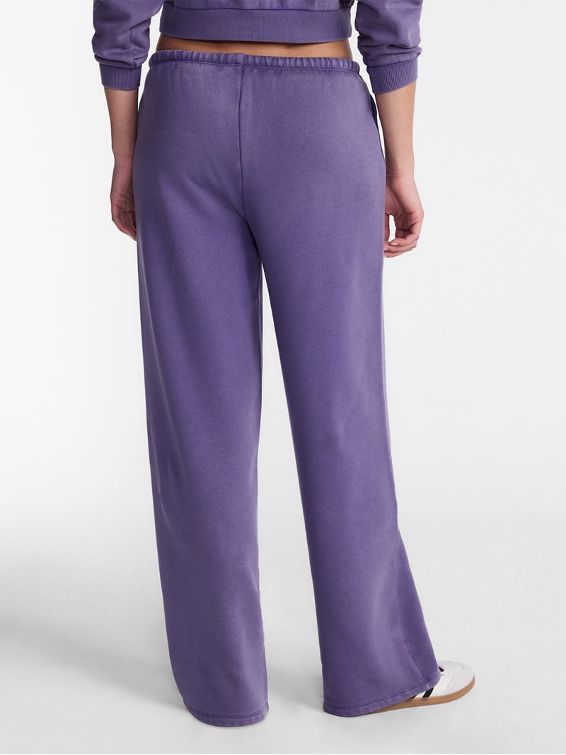 No Boundaries Mini Waist Fleece Pants, 30'' Inseam, Women's XXS