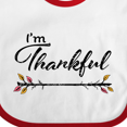 thumbnail image 4 of Inktastic Im Thankful- Thanksgiving with autumn branch Boys or Girls Baby Bib, 4 of 4
