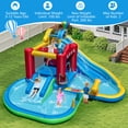 thumbnail image 4 of Gymax Inflatable Water Park w/Splash Pool Water Cannon Basketball Rim 750W Blower, 4 of 10