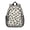 Black and Beige, variant on Black and White Leopard Print Backpack for School, Cute School Bag with Adjustable Shoulder Straps and Padded Back, 15"x11.42"x5.5"