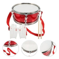 SEWCHICS Kids Snare Drum Musical Instrument Set Wooden Educational Drummer Toy for Children Beginners
