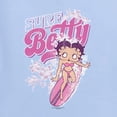 thumbnail image 5 of Wild Bobby Shore Surfer Betty Boop Betty Boop Womens T-Shirt, Light Blue, Small, 5 of 5
