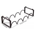 thumbnail image 4 of maskred Flat Iron Grape Wine Rack Vintage Style Home Red Wine Bottle Storage Shelf, 4 of 6