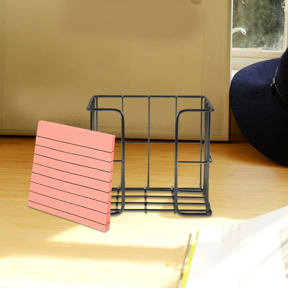 PTOOTP Black Metal Desk Organizer Basket, and Elegant Storage Solution for Office and Home Use