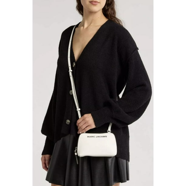 【関税込み】The Mini Crossbody - Marc Jacobs - Cotton - Blac Marc Jacobs Small Leather Crossbody Bag in Cotton