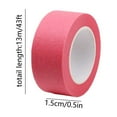 thumbnail image 3 of JeashCHAT Colored Masking Tape, 0.6 Inch x 14.22 Yards Colorful Thin Paper Tape, Painters Tape, DIY Craft Tape, Colorful Tape Roll for Arts Crafts Labeling, Pink, 3 of 6