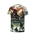 thumbnail image 3 of Attack On Titan Kids T-Shirt 3d Printed Graphic T-Shirts Boys And Girls Short Sleeve Shirts For Youth Kids X-Small, 3 of 7