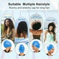 thumbnail image 4 of Oversized Silicone Swim Cap, Waterproof Swim Cap, Large Head Circumference Waterproof Silicone Swim Cap For Long Thick Hair, High Elasticity Comfortable Fit, 4 of 6