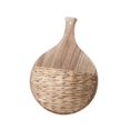 thumbnail image 2 of Cesta de bolsillo para colgar en la pared, cesta para puerta de entrada, única, rústica, práctica y decorativa. 25 cm x 35 cm x 9 cm, 2 of 9