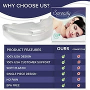 SERENITY Bruxism Night Sleep Aid Mouthpiece Boil & Bite Guard Teeth Grinding