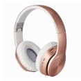 thumbnail image 1 of Bluetooth headset, foldable wireless and wired stereo headset, rose gold, 1 of 1