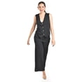 thumbnail image 5 of Set chaleco y pantalon a rayas Roman Fashion / Juvenil, 5073 (Negro lineas) negro M, 5 of 5