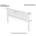 thumbnail image 3 of Pemberly Row King Spindle Headboard in Espresso, 3 of 3