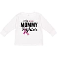 thumbnail image 3 of Inktastic Breast Cancer Awareness My Mommy is a Fighter Boys or Girls Long Sleeve Toddler T-Shirt, 3 of 5