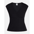 thumbnail image 5 of No Boundaries Empire Seam Top with Short Sleeves, Women’s XXS-XXL, 5 of 5