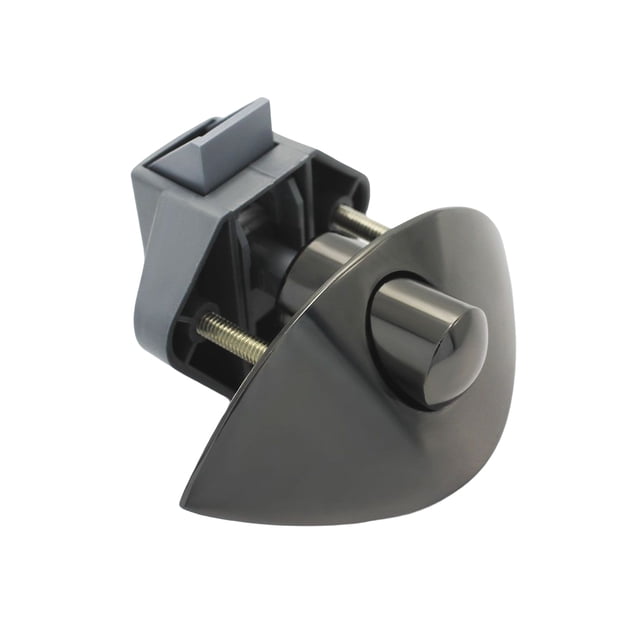 Speravity Cerradura de empuje, pestillo de aleación de aluminio, perilla para puerta, gabinete para barco, RV, accesorios para autocaravana, mantenimiento Accesorios para vehículos recreativos Negro Speravity VI019270-03B