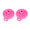 Pink, variant on Silicone Collapsible Space-Saving Funnel, Blue - 2pcs