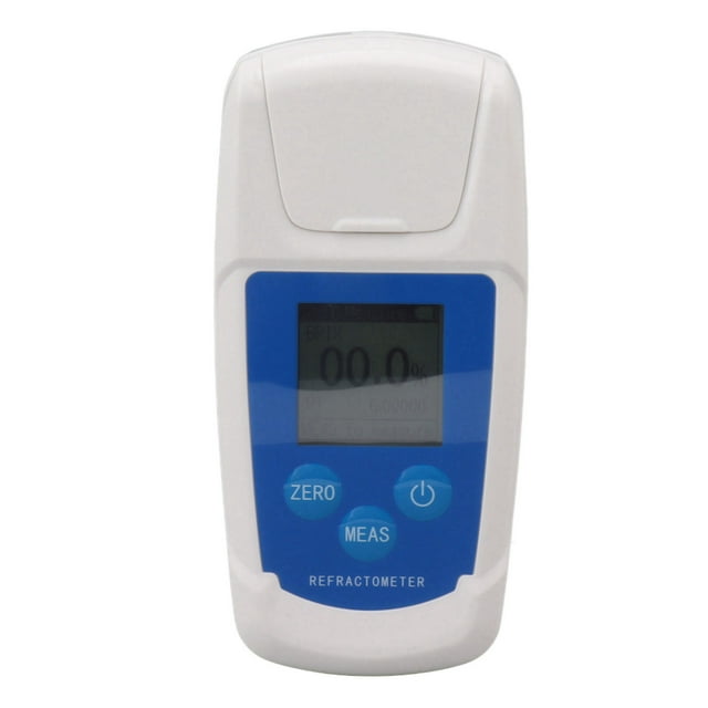 Refractómetro Digital Brix, 0-55% Pantalla De 3 Datos Calibración Automática Respuesta Sensible Medidor Brix Para Bebidas Para Frutas Para Medir El Contenido De Azúcar
