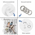 thumbnail image 5 of Country Birds Waterproof Fabric Shower Curtain,Envelope Postmark Farmhouse Botancial Waterproof Fabric Shower Curtain for Bathroom Curtains Bathtubs Hotel Shower Curtains with 12 Hooks Small 36x72in, 5 of 8