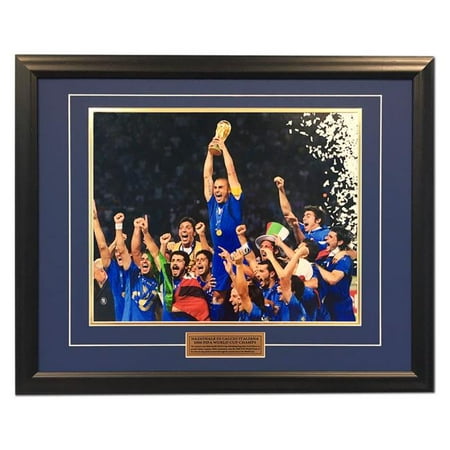 - AJ Sports World TEAM00056A 25 x 31 in. Italy Football 2006 FIFA World Cup Champions Soccer Frame