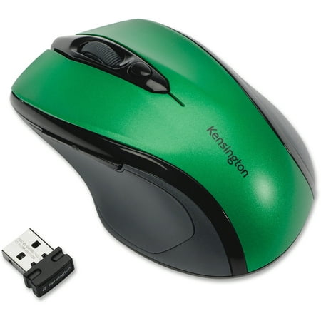 Kensington, KMW72424, Pro Fit Mid-size Wireless Mouse, 1, Emerald