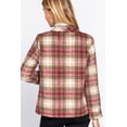 thumbnail image 4 of Notched Collar Plaid Jacket, 4 of 5