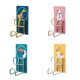 thumbnail image 5 of Yuarrent Gancho de pared sin perforaciones, plegable, de doble capa, resistente al agua, sin trazos, patrones de dibujos animados, ventosa, 4 unids/set 2piezas, 5 of 6
