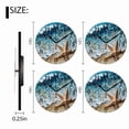 thumbnail image 7 of 10 Inch Wall Clock Battery Operated Square Clock for Office, Kitchen, Outdoor, Living Room, Exquisite Wave - Kissed Starfish, 7 of 7