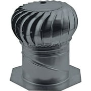 GAF Master Flow AIC14BL Internal Braced Rotary Turbine Ventilator, 14 in, Aluminum, Black