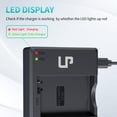 thumbnail image 4 of Paquete de cargadores de batería LP LP-E8, paquete de 2 con baterías de 1200 mAh, 4 of 7