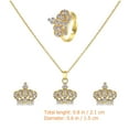 thumbnail image 2 of ADDHAT 1 De Joyería De Collar Y Anillos Para Novia, 2 of 6