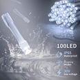 thumbnail image 2 of Cadena de luces LED Oopswow 100 LED Color blanco hada 10 m para interiores y exteriores, 2 of 8