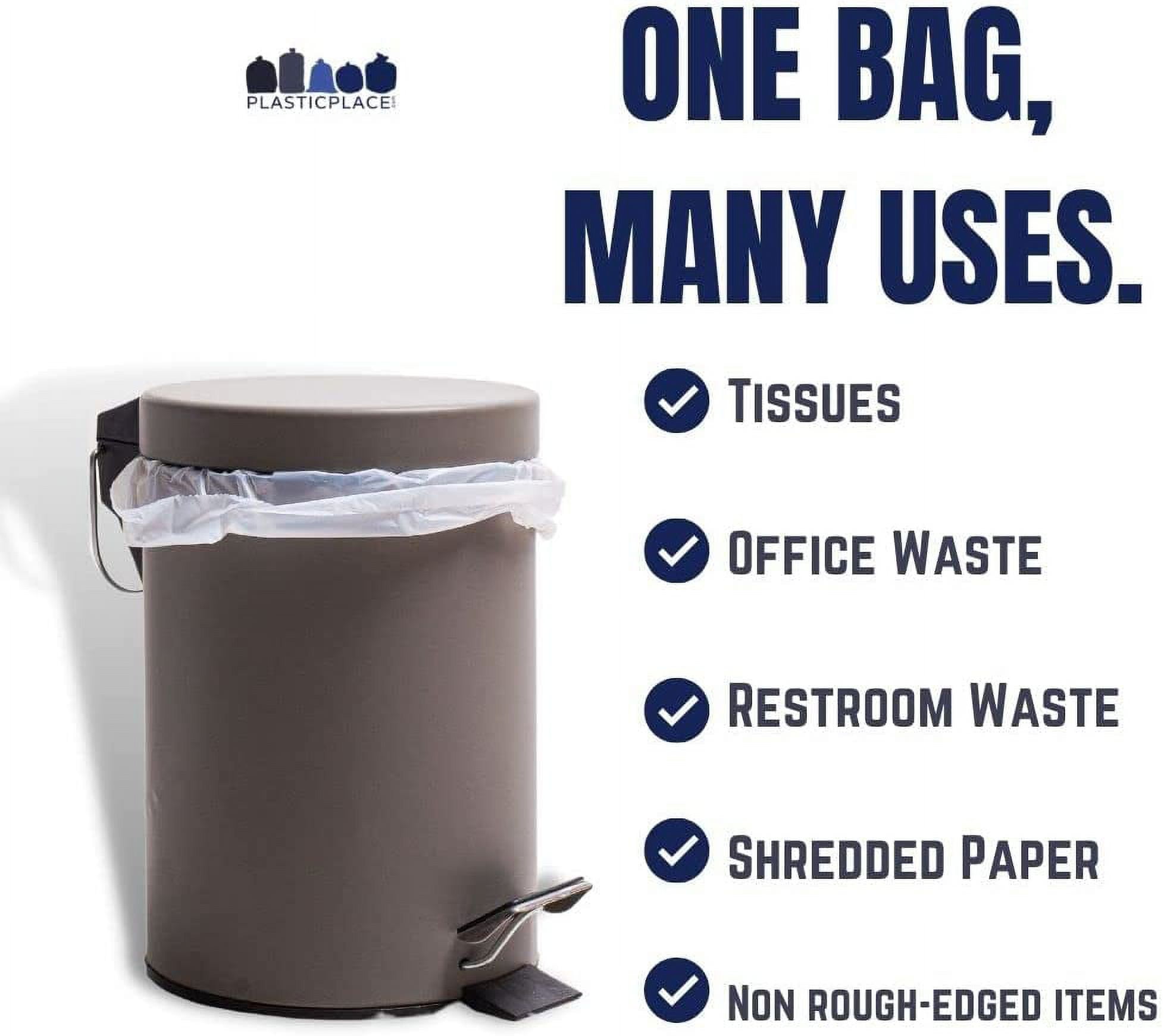 Plasticplace 12-16 Gallon Recycling Trash Bags, 200 Count (Pack of 1)