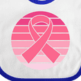thumbnail image 4 of Inktastic Breast Cancer Pink Ribbon Retro Girls Baby Bib, 4 of 4
