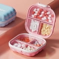 thumbnail image 6 of Light Weight 7 Compartment Pills Container Organiser Dustproof Design Case Leakproof Medication Box, 6 of 8