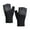 Black-D, variant on Men's 1/2 Pairs Winter Knit Fingerless Gloves, Outdoor Warm Texting Open Finger Gloves Black-D free size(Free Size)