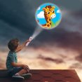 thumbnail image 1 of Linterna de proyección para niños linterna de Educación Temprana patrón cognitivo Ehuebsd luz brillante para dormir lámpara de libro juguete regalo para niños, 1 of 8