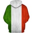 thumbnail image 2 of Italian Flag Hoodie 3D Printing Casual Sweatshirt Pullove, 2 of 4