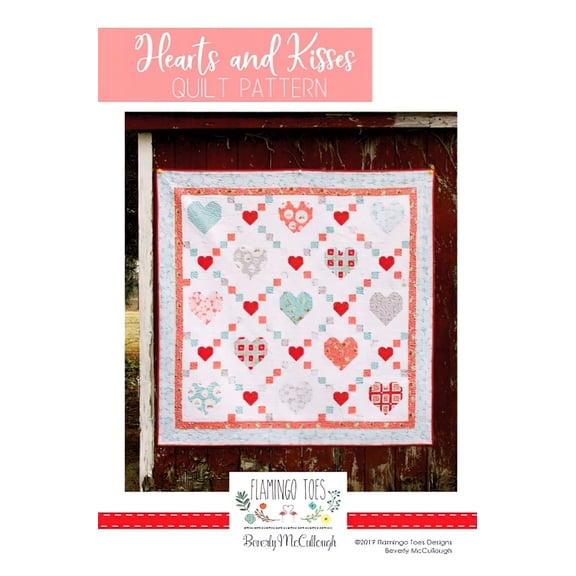 Hearts and Kisses Quilt Pattern by Flamingo Toes Designs