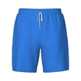 thumbnail image 4 of Lsque Mens Swim Trunks Dodgerblue Pattern - Bathing Suit Compression Liner - Beach Swim Shorts Swimwear - (S-3XL) - Stretch Quick Dry -XX-Large, 4 of 9