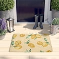 thumbnail image 2 of Yellow Lemon Fruit Leaves LightYellow Flannel Non Slip Door Rugs,Washable Door Mats Indoor,Decorative Door Mats,Dirt-Resistant and Absorbent Doormat for Entrance,Bedroom,Kitchen,Bathroom,31.5"x17", 2 of 4