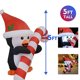 thumbnail image 5 of Pingüino inflable navideño GOOSH con bastón de 150 cm, 5 of 14