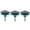 Mint Green, variant on Lawnmower Blade Sharpener, Czzoypi Drill Attachment Sharpening Stone, 3-Piece Grinding Head Kit for Mower Tractor Knife Quick Restoration, Dark Blue