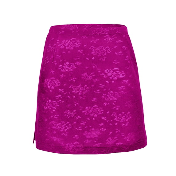 Monterey Club Women's Rosy Emboss Texture Knit Skirt #2914