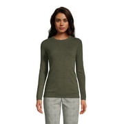 Lands' End Women's Cashmere Crewneck Sweater