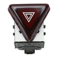 thumbnail image 2 of 1K0953509A, Plastic Lightweight Warning Flash Switch Button Rugged Dark Red High Strength  For Car Interior Accessories Replacement For  MK5, 2 of 8