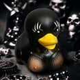 thumbnail image 2 of Pyaiiner Halloween Rocker Duck Resin Statue Gothic Decor for Punk Party Table Centerpiece Unique Collector Art Gift, 2 of 8