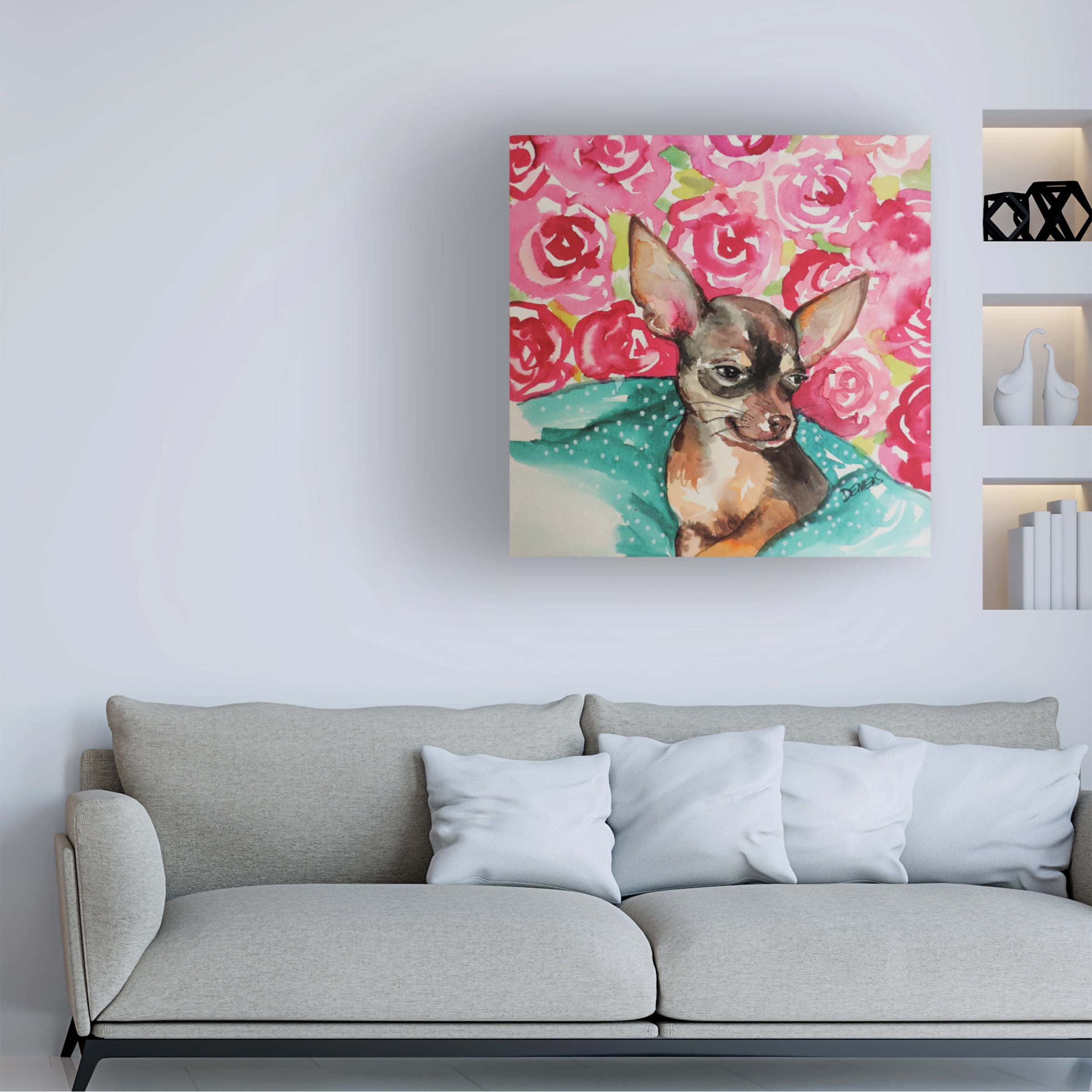 Sylvie Demers 'Lola Chihuahua' Canvas Art