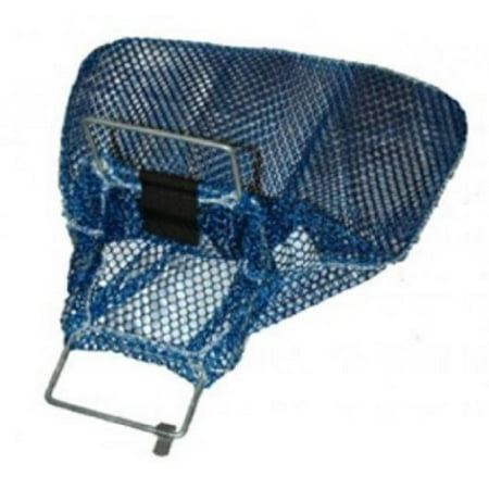 Black Small Scuba Equipment (Galvanized Wire Handle Mesh Bags with D-Ring- Small for Scuba or Water Sports, Mesh Goodie Bag. By Trident Diving)